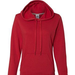 Russell Athletic Women's Lightweight Hooded Sweatshirt - LF1YHX - True Red